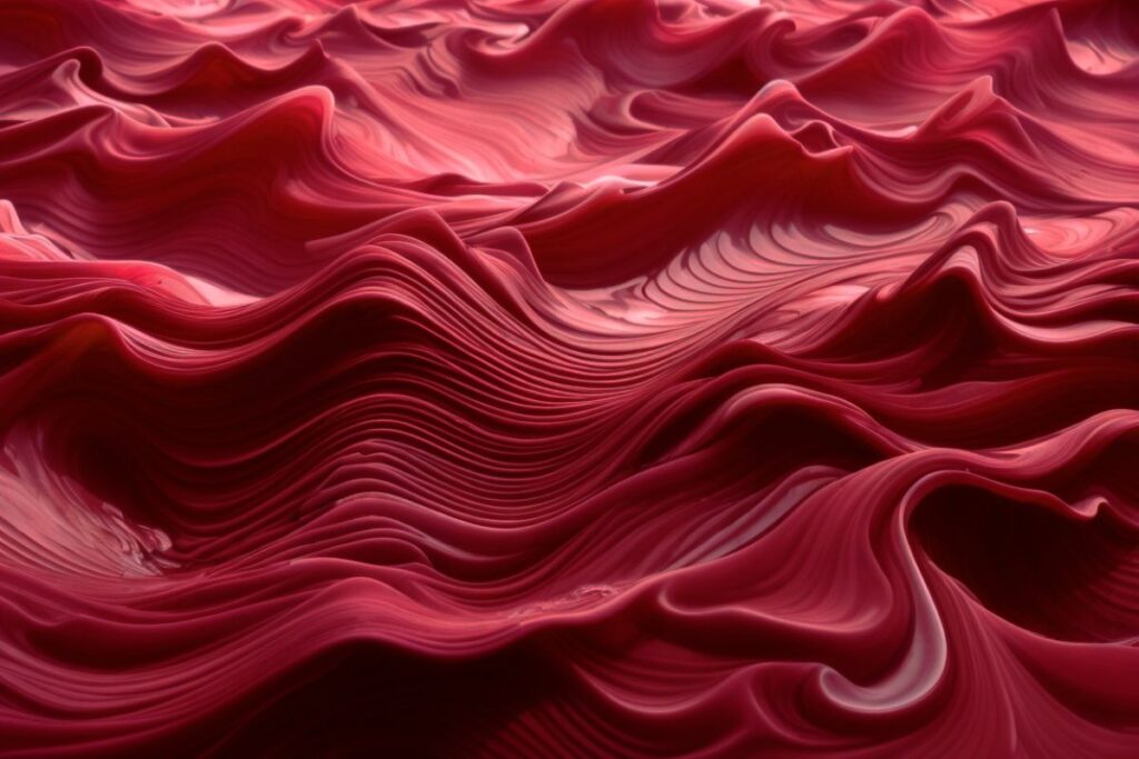 Textura abstrata vermelha representando identidade visual LuaPic Design